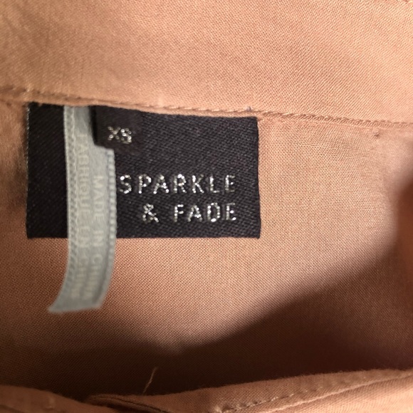 Sparkle and fade button down blouse size xs - Picture 3 of 7